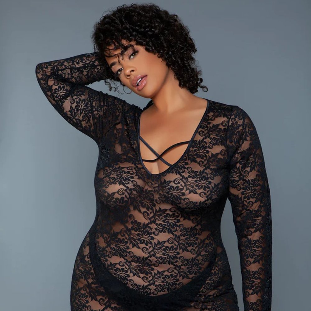 BeWicked - 2247P Lynn Chemise Black - Lingerie For Women